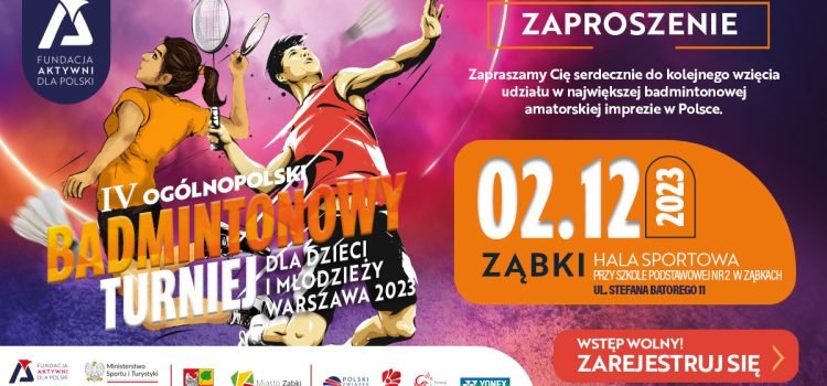 IV Ogólnopolski Badmintonowy Turniej dla Dzieci i Młodzieży – relacja