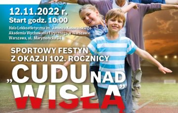 Już w najbliższą sobotę wyjątkowe zawody lekkoatletyczne „Cud nad Wisłą 2022”
